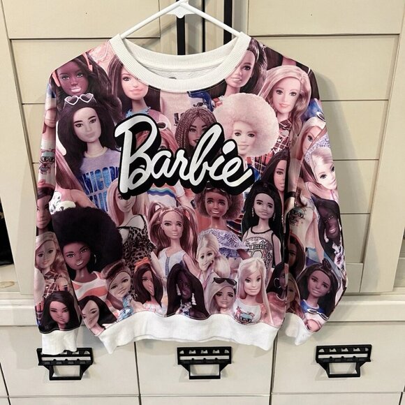 Barbie Pullover Sweater Girls Size 13/14 - Picture 3 of 3